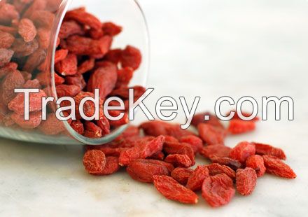 Ningxia Dried Goji berries, boxthorn, Red medlar, Lycium barbarum, Lycii fructus, Barbary wolfberry, Chinese matrimony vine, Gouqi zi