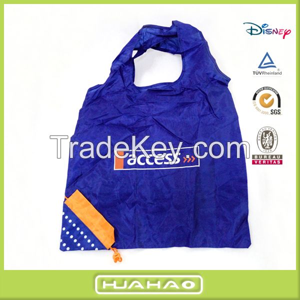 wholesale foldable nylon 210d polyester shopping bag