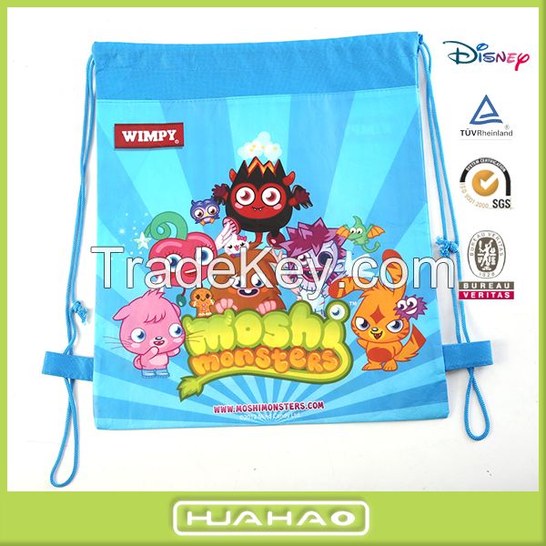 non woven fabric drawstring bag kids backpacks wholesale