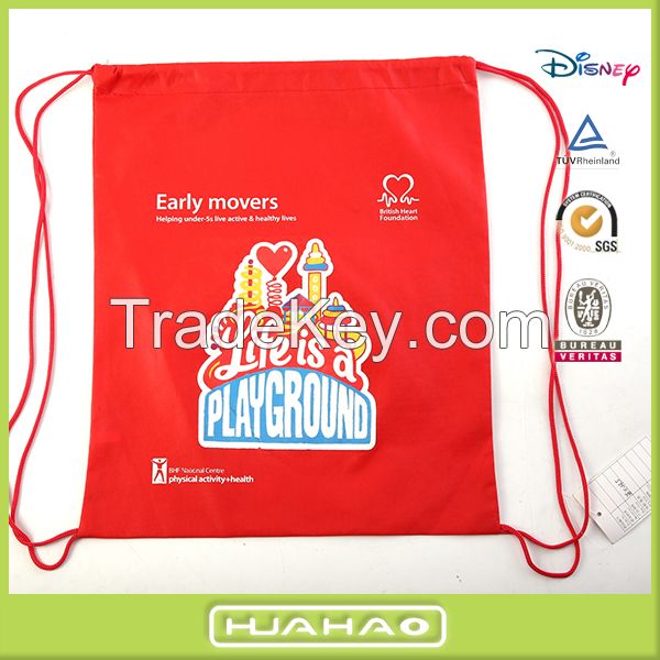 non woven fabric drawstring bag kids backpacks wholesale