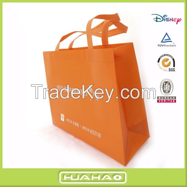 cheap laminated non woven heat pressed shopping bags