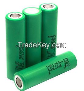 Authentic for Samsung-25r Li-ion Rechargeable Battery 3.7V 2500mAh