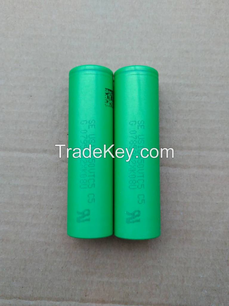 Us18650vtc5 2600mAh 3.7V Battery 30AMPS Original Sony Vtc5