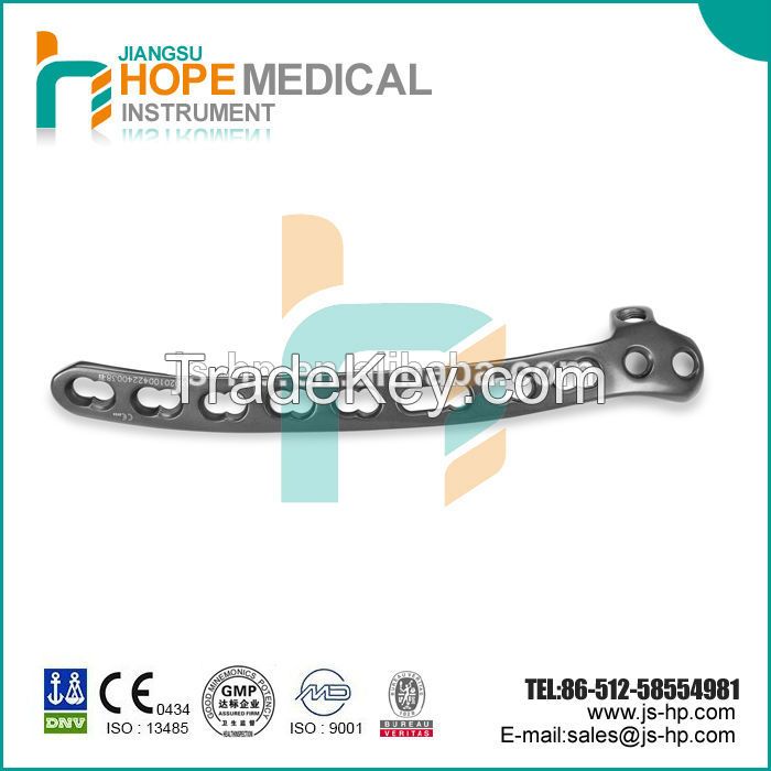 Hot sales surgical distal lateral humerus locking plates with support, titanium, orthopedic implant with low price