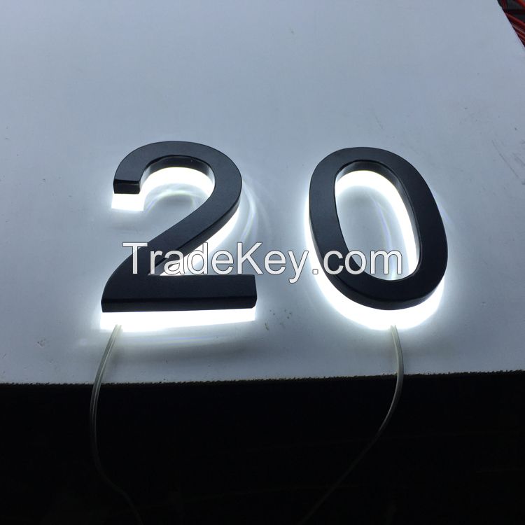 LED Backlit Outdoor Shop Front Signs Signboard Design LED Signboard