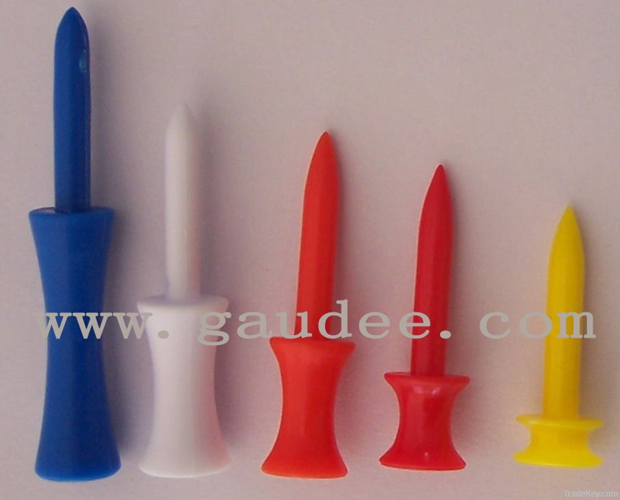 Plastic Step Golf Tees, Nylon Step Tees