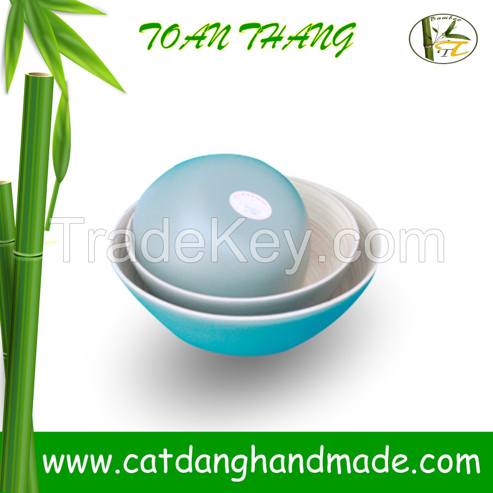 Bamboo Salad Bowls for decoration, Vietnam new design bowl