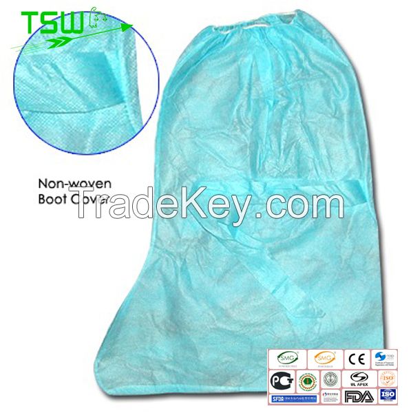 Disposable nonwoven boot cover