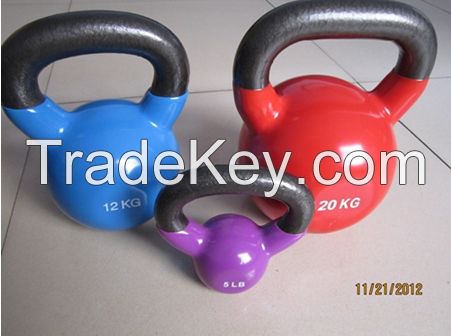 China vinyl kettlebell set for sale