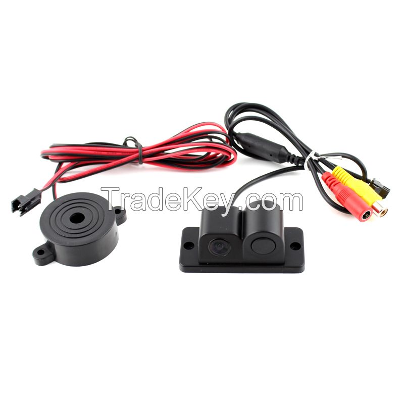 2 In 1 Car Rear View Camera 12V Car Camera Parking with Sensore Di Par