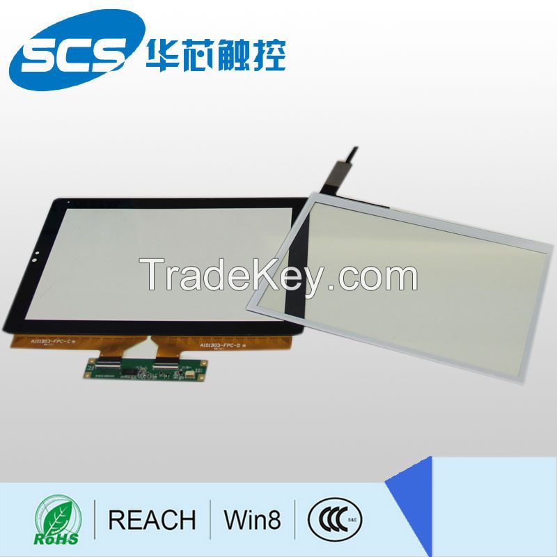 10.1 inch OGS projected-capacitive touch screen 