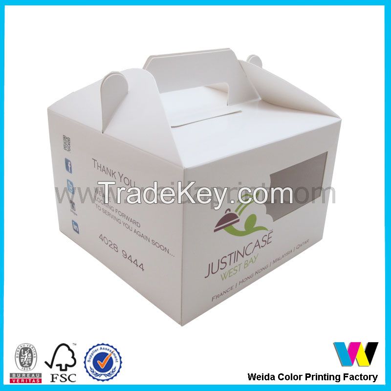 2016 custom birthday cake packaging box