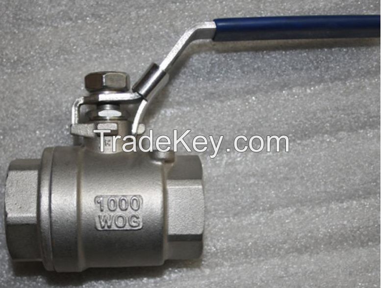 SS316 2-pc 1/2"FNPT ball valve