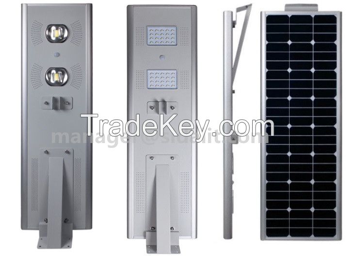IP65 standard adjustable 60w  solar street light