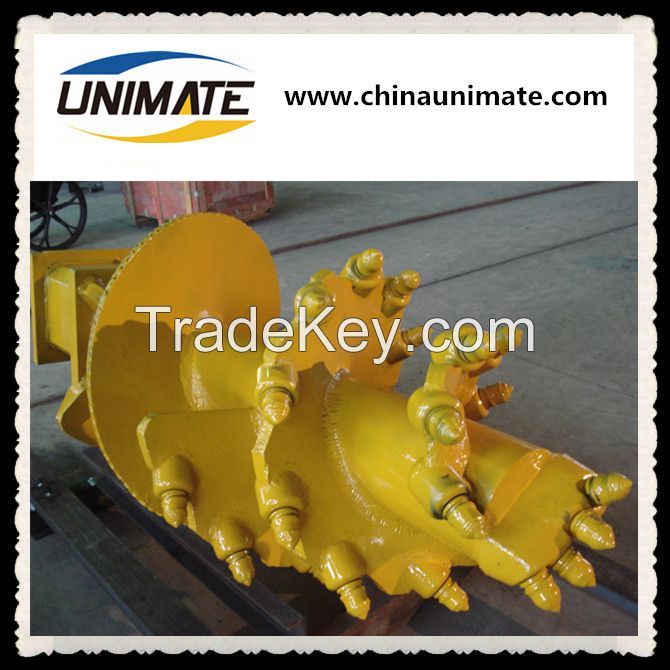 Rotary drilling rig foundation construction use drilling rig rock conical auger drilling rock auger drill CFA auger