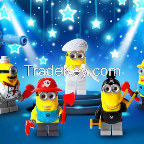 2016 new Minions minifigures 12PCS/lot action figures minion Building