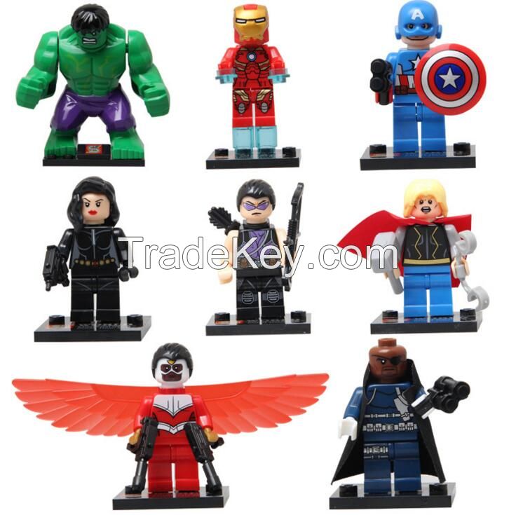Minifigures Building BlocksToys 80pcs super heroes action figure Aveng