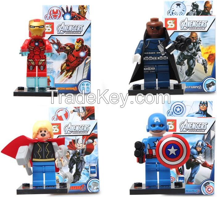 Minifigures Building BlocksToys 80pcs super heroes action figure Aveng