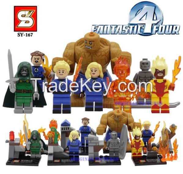 kids toys minifigure sy167 marvel action figure super hero legoe brick