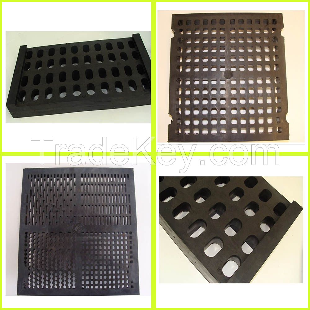 305*305 mm Vibrating screen panels polyurethane mesh banana screens