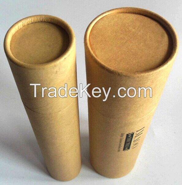 Custom paper tube/cardboard tube/brown kraft paper box