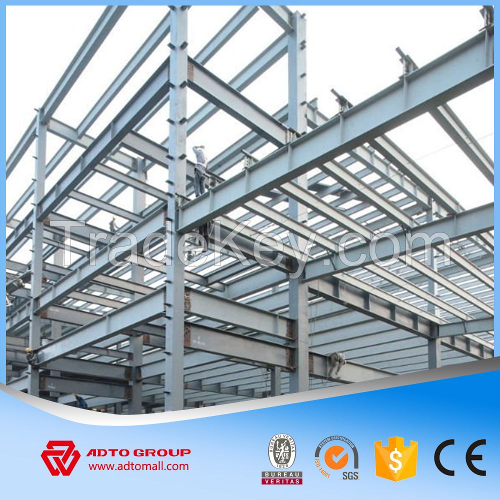 ADTO Group Steel Frame Structures Sections Kits for Workshop Warehouse Construction Building Project with Drawings Wholesale