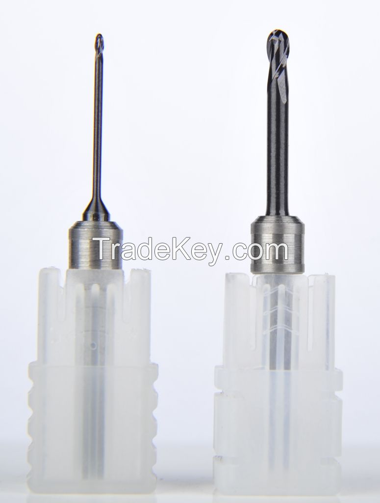 Dental milling bur 100% compatible with Amann Girrbach DLC coated