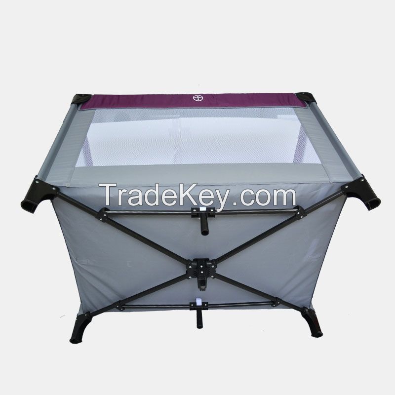 Chinese factory OEM portable Baby metal crib/cot