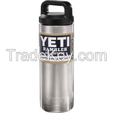 YETI Rambler Bottle - 18 oz - Stainless Steel