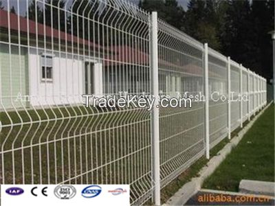 Welded Fence// 3D Triangle Bends Fencing//PVC coated Triangle Protection Fence