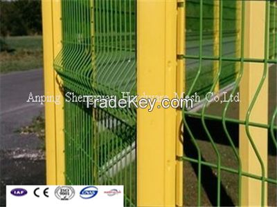 3D Welded Fence// Triangle Bends Fencing//PVC coated Triangle Protection Fence