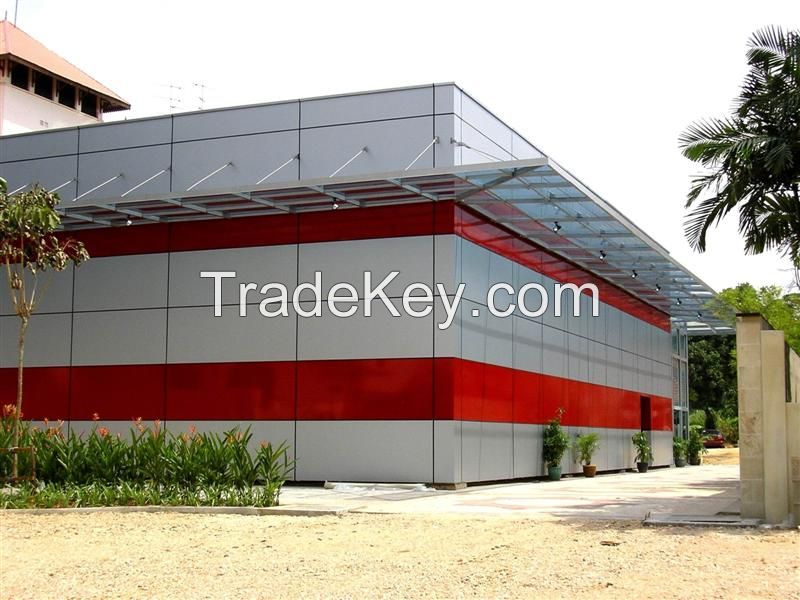 PE/PVDF/Mirror aluminium composite panel manufacturer in Jiangsu China