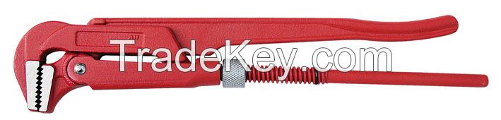 90 degree bent nose pipe wrench