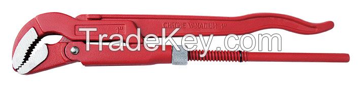 90 degree bent nose pipe wrench