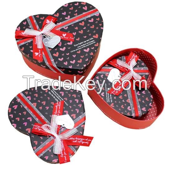 wholesales packaging gift heart shape box