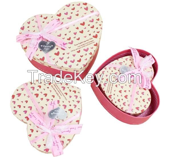 wholesales packaging gift heart shape box