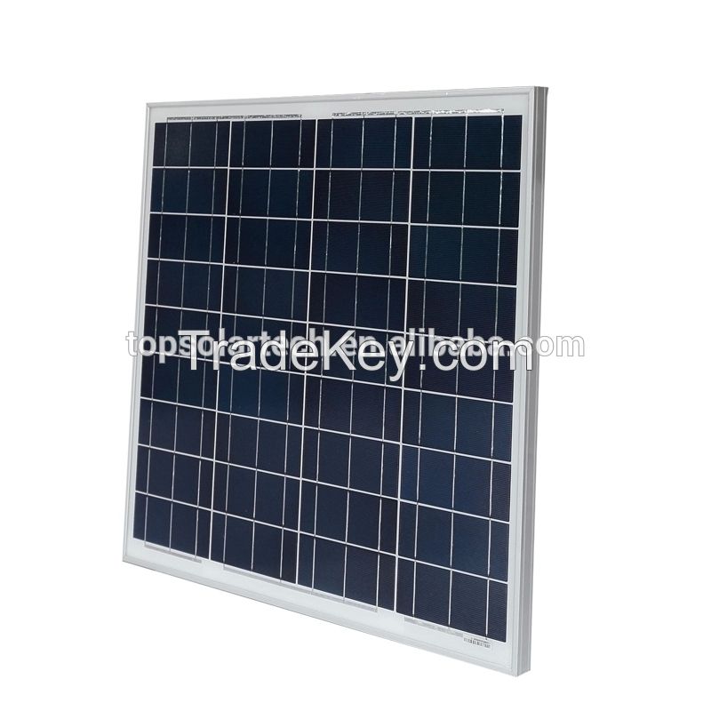 High efficiency 60W poly solar panel