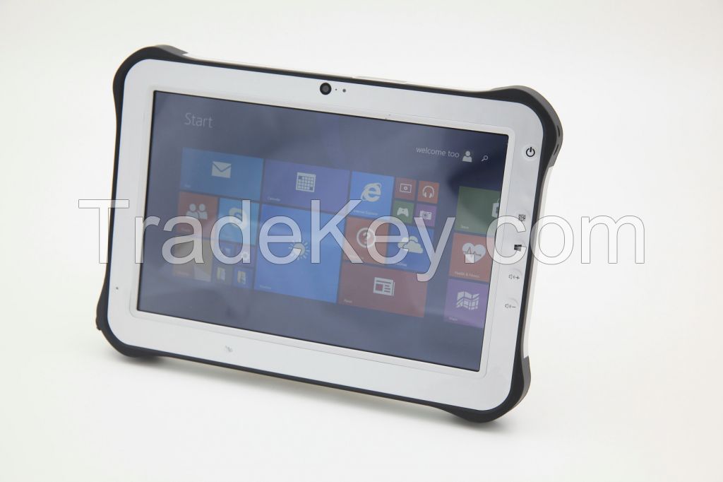10.1 inch windows 10 /Android 4.4 rugged tablet with 1D/2D barcode , NFC, 