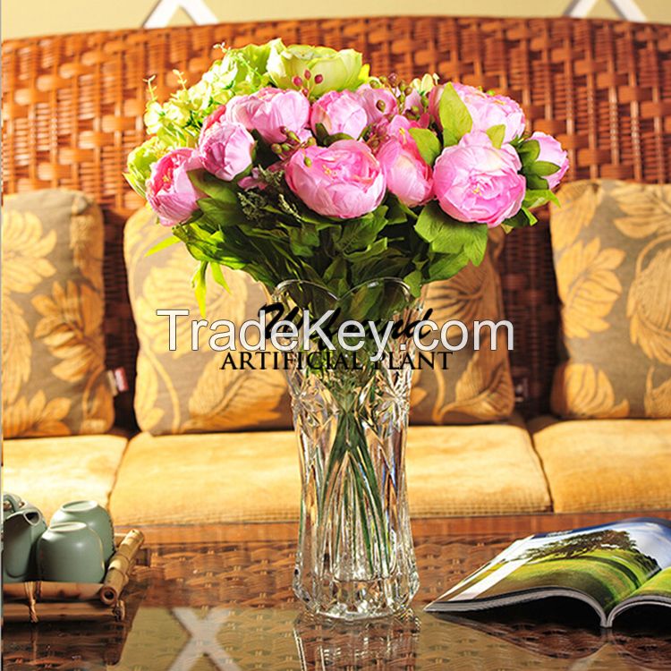 Simulation peony flower bouquet 12 Hot Promotions