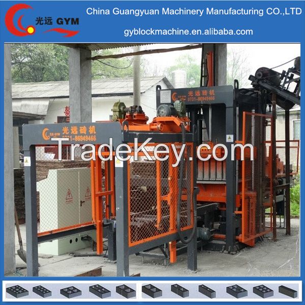full automatic production line hydraulic press cement interlock brick making machine curb stone machine