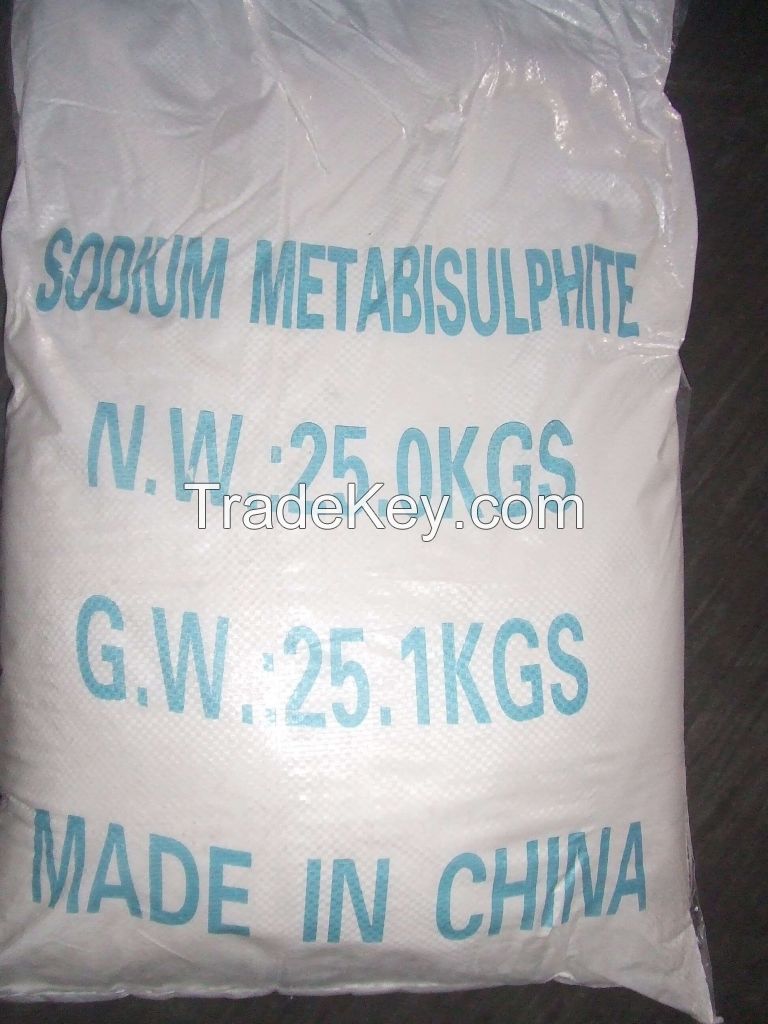 sodium metabisulfite for industry use 