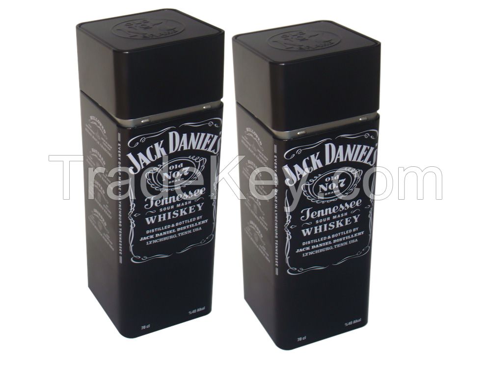 bottle pack tin, pack tin, bottle package tin