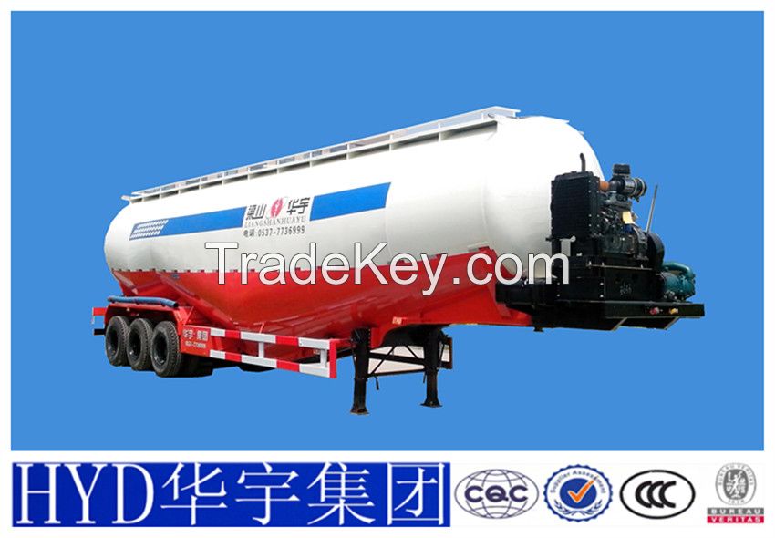 Sell Bulk Cement semi trailer Powder material tank trailer