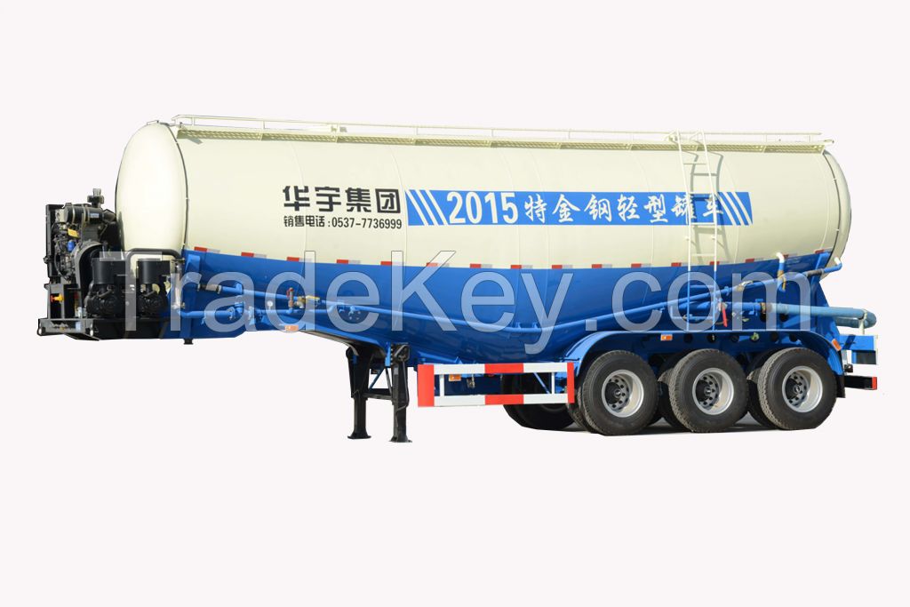 Sell Bulk Cement semi trailer Powder material tank trailer