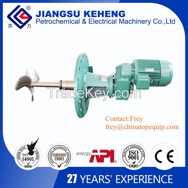 Durable industrial high efficiency mixer tank agitator equipment for stirrer the oil