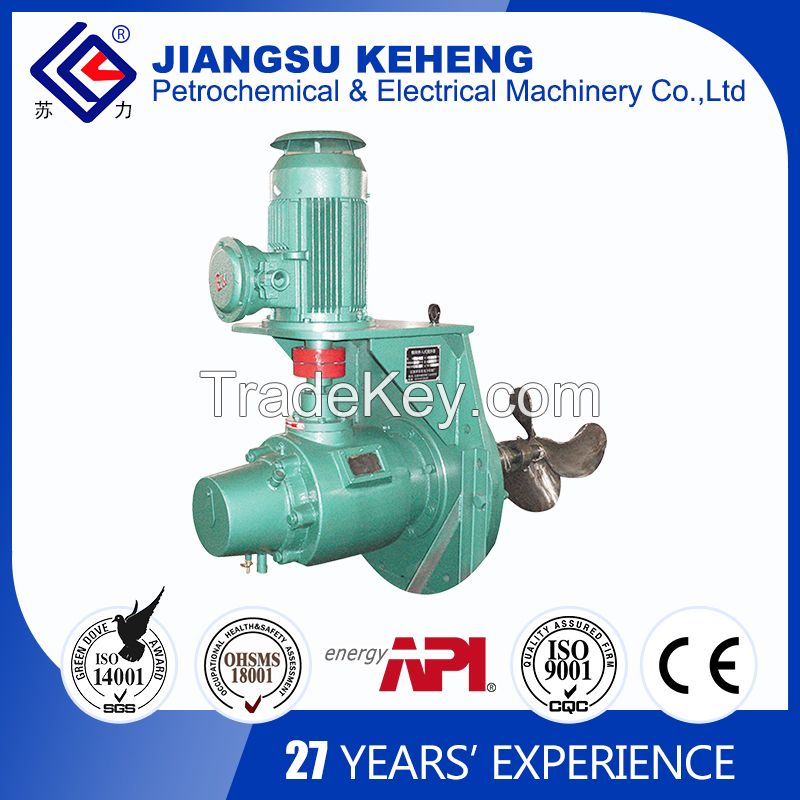 light and heavy curde oil tank mixer/Side entry tank mixer