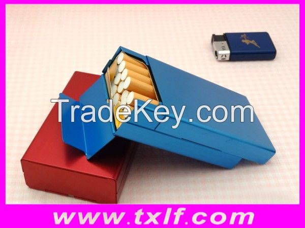 sliding  metal aluminum cigarette cases