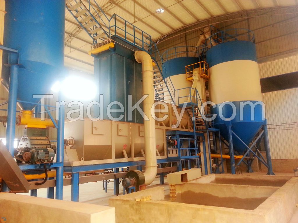 Calcium hydroxide production line