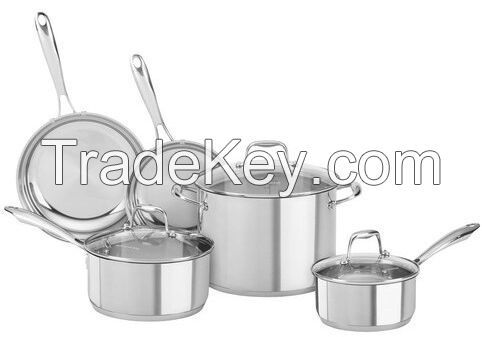Kitchen  Aid 8-Piece Cookware Set KCSS10LS