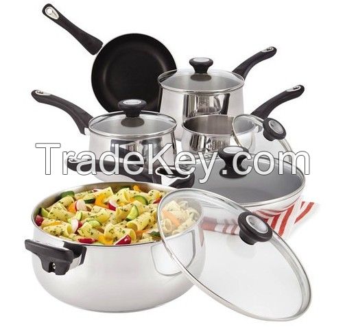 78649 Farberware New Traditions 14-Piece Cookware Set